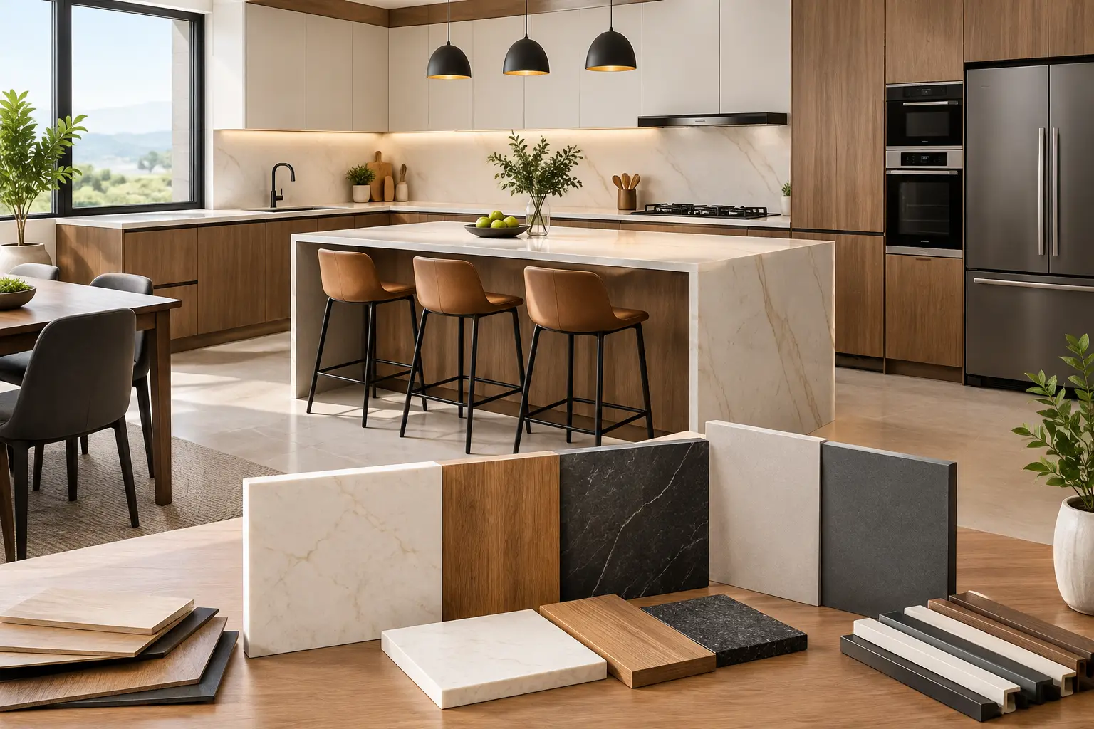 Mejores materiales para cocinas integrales